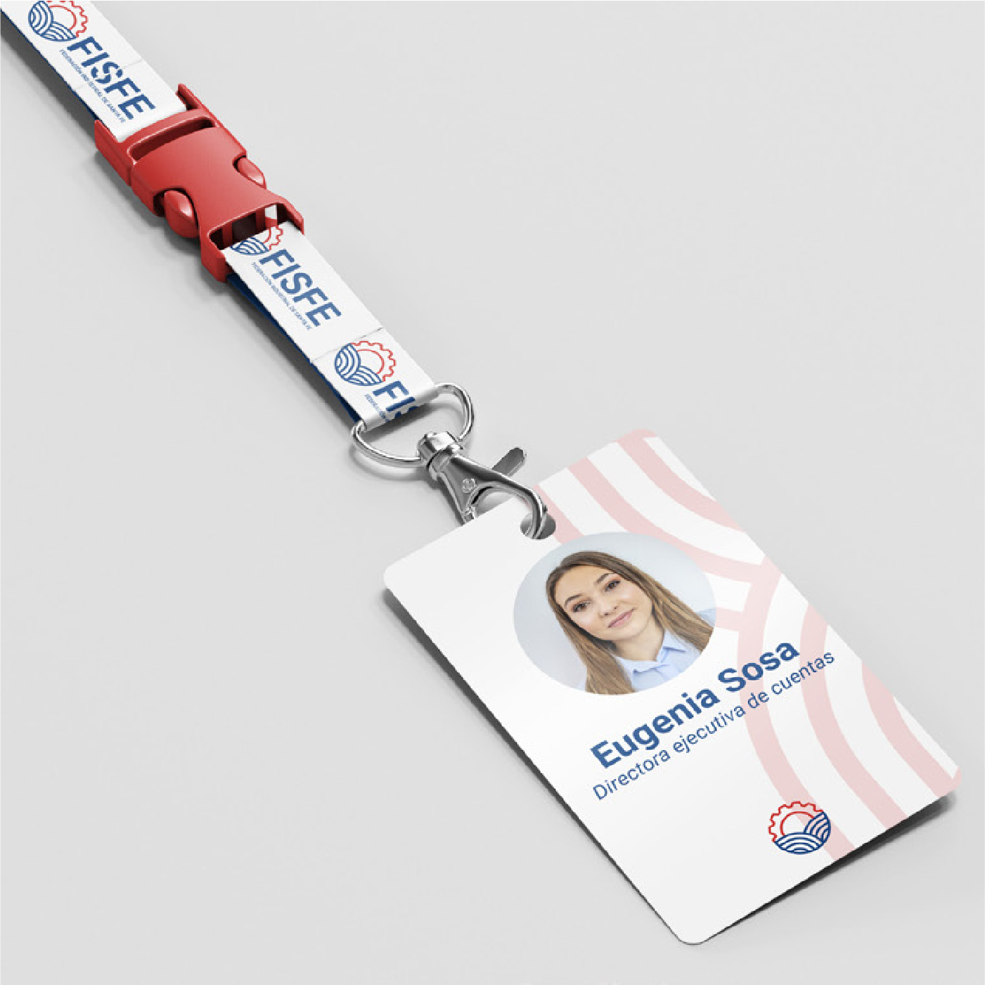 ID de personal con la marca sobre el capital humano
