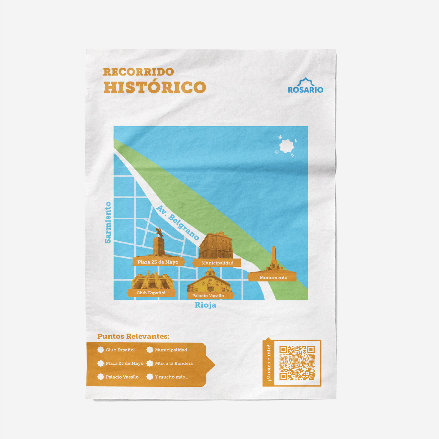 Cartel del recorrido histórico