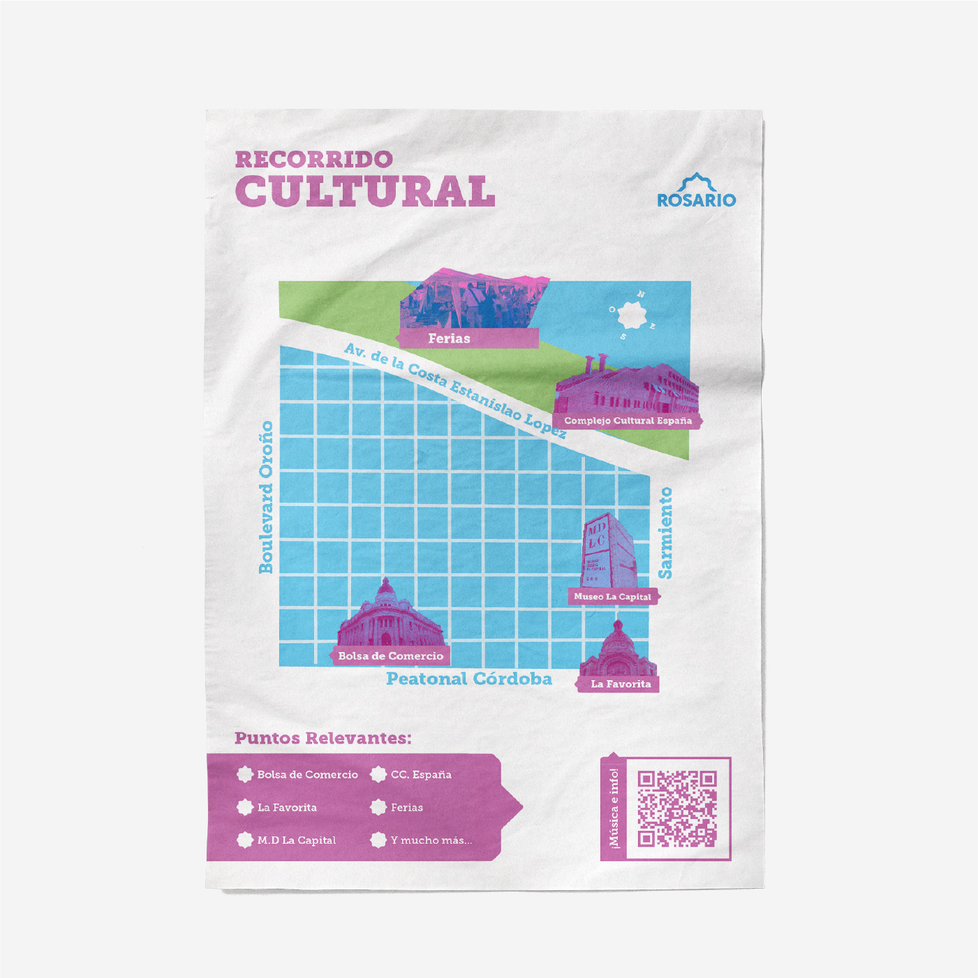 Cartel del recorrido cultural